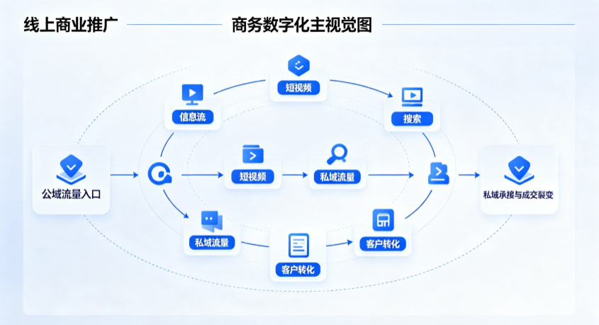 乌拉特前旗线上商业推广怎么做？全域流量闭环搭建与低成本转化实战指南